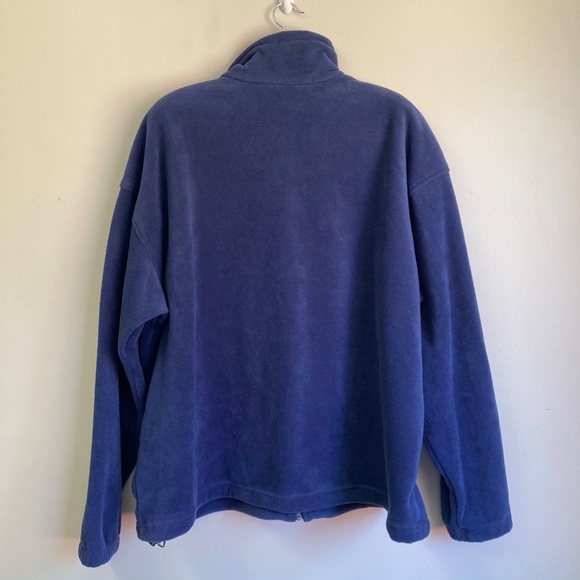 Men's Navy Blue Columbia Zip-Up Fleece Size XXL NWT - Picture 2 of 7